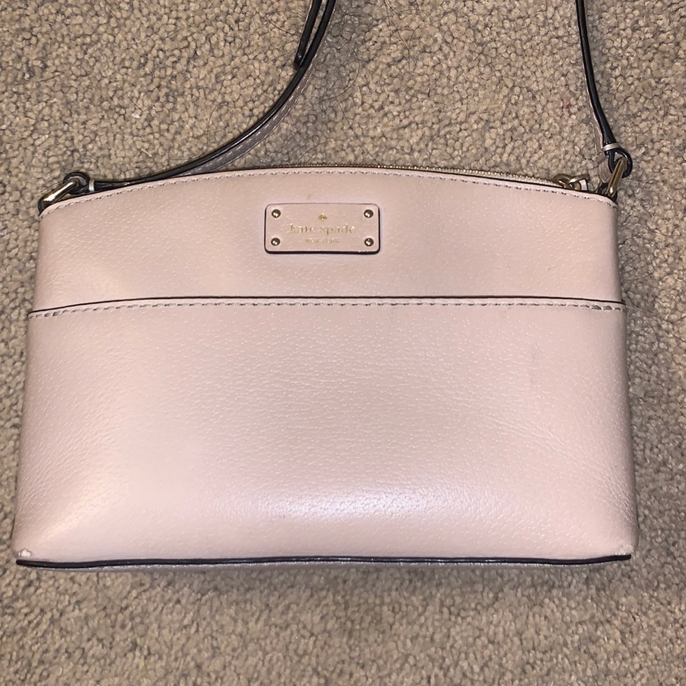 tan kate spade purse